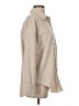 Unbranded 100% Polyester Solid Tan Long Sleeve Blouse Size S - photo 4
