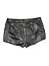 Express Metallic Animal Print Jacquard Snake Print Silver Shorts Size 10 - photo 2