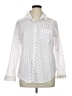Old Navy 100% Cotton Polka Dots White Long Sleeve Button-Down Shirt Size XL - photo 1