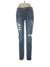 Vigoss Hearts Blue Jeans Size 30 waist - photo 1