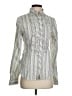 Sisley Silver Long Sleeve Blouse Size S - photo 1
