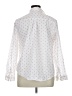 Old Navy 100% Cotton Polka Dots White Long Sleeve Button-Down Shirt Size XL - photo 2