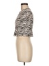Pull&Bear Animal Print Ivory Short Sleeve Turtleneck Size M - photo 5