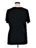 Just Fab Floral Black Short Sleeve T-Shirt Size 1X - photo 2