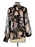 Catherine Malandrino 100% Polyester Floral Black 3/4 Sleeve Blouse Size L - photo 2