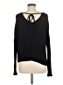 Topshop Black Long Sleeve Top Size 6 - photo 2
