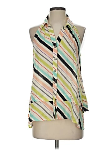 Maeve Sleeveless Button-Down Shirt (view 1)