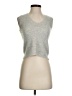 Care By Me Silver Sweater Vest Size S - photo 1