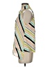 Maeve 100% Rayon Stripes Green Sleeveless Button-Down Shirt Size 0 - photo 5