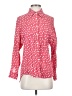 Diosa Hearts Pink Long Sleeve Blouse Size S - photo 1