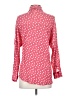 Diosa Hearts Pink Long Sleeve Blouse Size S - photo 2