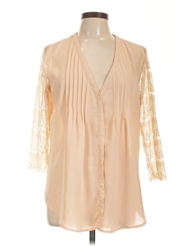 Love Stitch 3/4 Sleeve Blouse (view 1)
