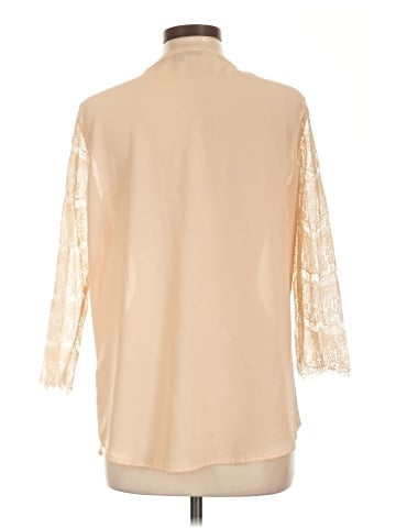Love Stitch 3/4 Sleeve Blouse (view 2)