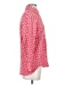 Diosa Hearts Pink Long Sleeve Blouse Size S - photo 4