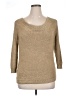 Dana Buchman Metallic Tan Pullover Sweater Size XL - photo 1