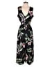 Vince Camuto 100% Polyester Tropical Black Jumpsuit Size S - photo 1