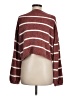 Double Zero 100% Polyester Stripes Burgundy Pullover Sweater Size M - photo 2