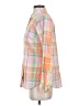 Talbots Color Block Orange Long Sleeve Button-Down Shirt Size S - photo 5