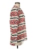 J.Crew Print Red Long Sleeve Blouse Size 6 (tall) - photo 4
