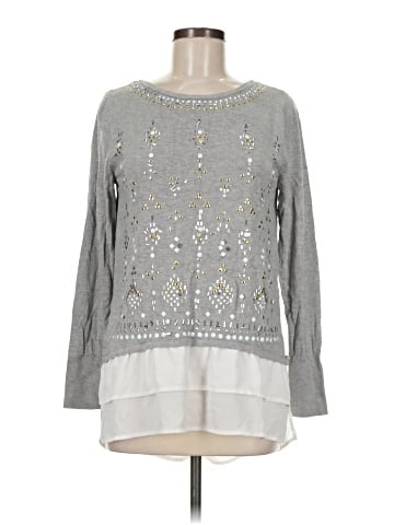 New York & Company Long Sleeve Blouse (view 1)