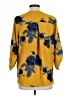 West Kei 100% Polyester Yellow 3/4 Sleeve Blouse Size L - photo 2