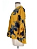 West Kei 100% Polyester Yellow 3/4 Sleeve Blouse Size L - photo 5