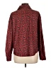 Shein 100% Polyester Animal Print Red Long Sleeve Blouse Size L - photo 2