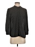 Riley & Rae 100% Polyester Polka Dots Black 3/4 Sleeve Blouse Size S - photo 1