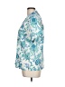 Roller Rabbit 100% Cotton Tropical Teal Short Sleeve Blouse Size L - photo 5