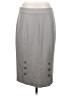 Intuitions Solid Gray Formal Skirt Size 4 - photo 2