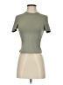 Shein Green Short Sleeve Turtleneck Size Sm Plus - photo 1
