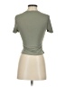 Shein Green Short Sleeve Turtleneck Size Sm Plus - photo 2