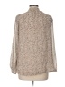 DR2 100% Polyester Brown Long Sleeve Blouse Size L - photo 2