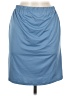 Shein Solid Blue Casual Skirt Size M - photo 1