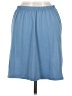 Shein Solid Blue Casual Skirt Size M - photo 2