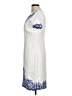 Talbots 100% Polyester White Casual Dress Size 6 - photo 5