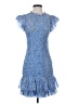 Veronica Beard 100% Polyester Animal Print Blue Cocktail Dress Size 2 - photo 1