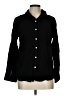 Unbranded Solid Black Long Sleeve Blouse Size L - photo 1