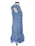 Veronica Beard 100% Polyester Animal Print Blue Cocktail Dress Size 2 - photo 4