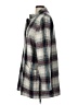 Kenneth Cole New York Plaid Gray Wool Coat Size L - photo 5