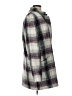 Kenneth Cole New York Plaid Gray Wool Coat Size L - photo 4