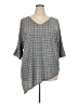Lane Bryant Gray 3/4 Sleeve Blouse Size 18 (3) - photo 1