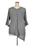 Lane Bryant Gray 3/4 Sleeve Blouse Size 18 (3) - photo 2