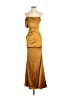 Miss Circle Gold Cocktail Dress Size XS - photo 1