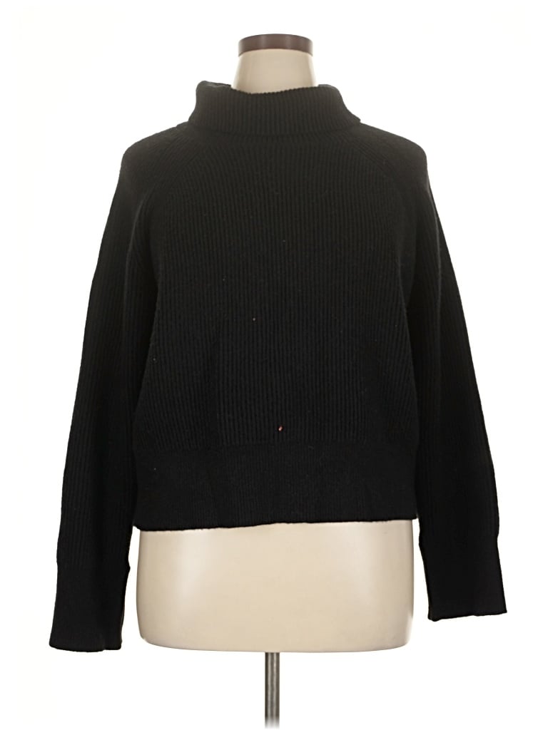 Pre-owned Lna Turtleneck Sweater In Black