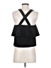 Madewell Black Texture &amp; Thread Tiered Tank Top Size S - photo 2