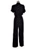 J.Jill Polka Dots Black Jumpsuit Size M - photo 2
