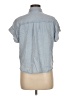 Assorted Brands 100% Tencel Blue Short Sleeve Button-Down Shirt Size M - photo 2