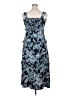 CeCe 100% Rayon Paisley Blue Cocktail Dress Size XL (estimated) - photo 2