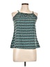 Knitworks 100% Polyester Teal Sleeveless Blouse Size 14 - photo 1
